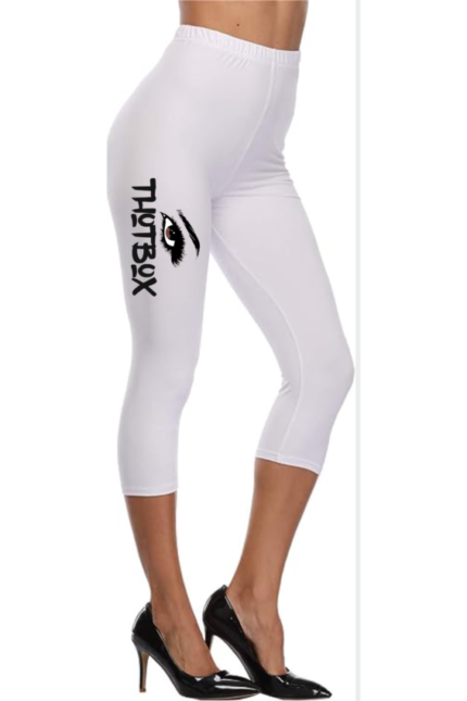 white leggings with just thotbox mockup