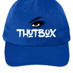 royal blue hotbox hat mockup